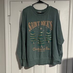 Maurices Teal Sweatshirt